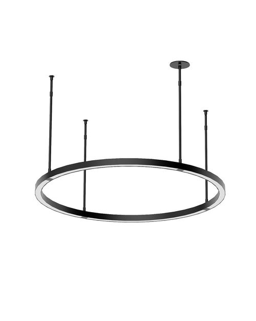 Nightshade Black LED Chandelier from the Stagger Collection