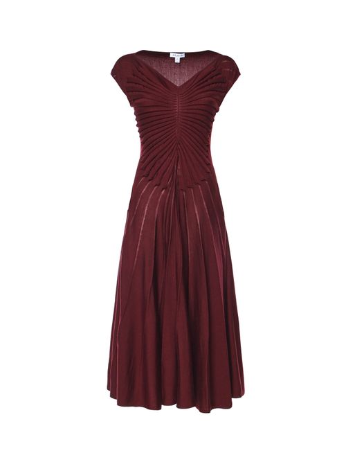 Virgin Wool Midi Dress