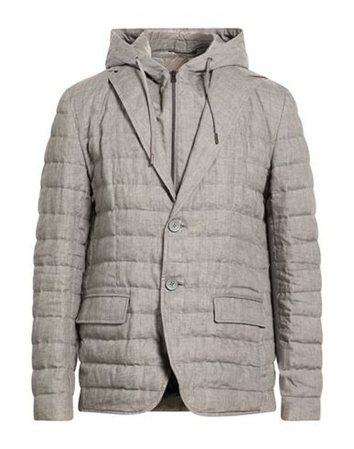 Man Puffer Grey Size 48 Linen