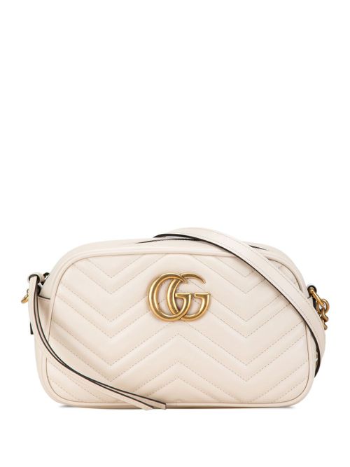 2000-2015 Small GG Marmont Matelasse crossbody bag - White