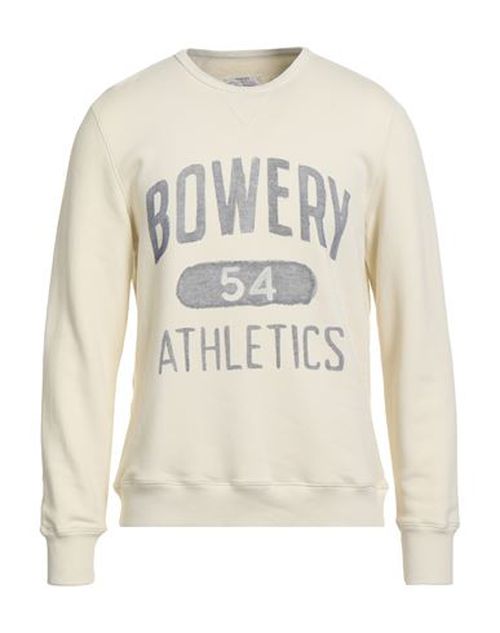 Man Sweatshirt Cream Size M Cotton