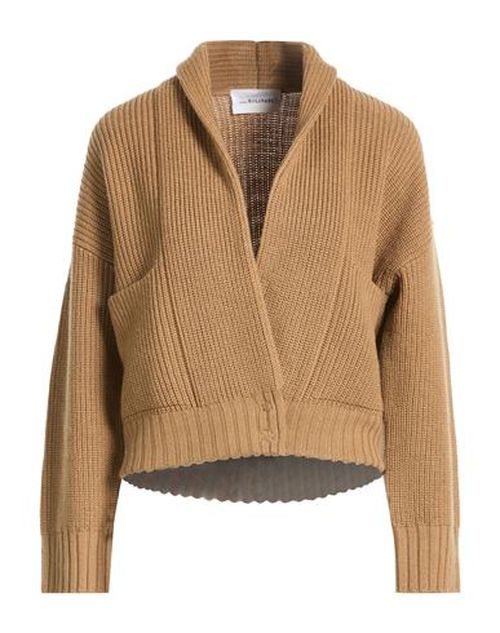 Woman Cardigan Camel Size 8 Wool