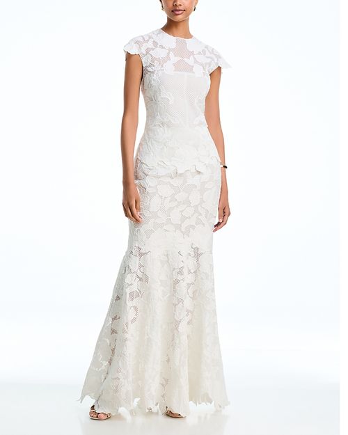 Eloisa Embroidered Mermaid Gown