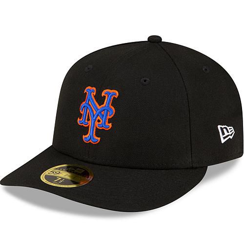 Men's  Black New York Mets Authentic Collection Alternate On-Field Low Profile 59FIFTY Fitte