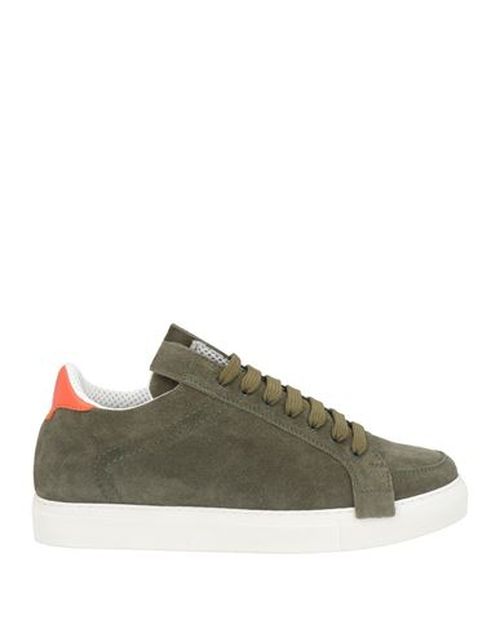 Man Sneakers Military green Size 10 Leather