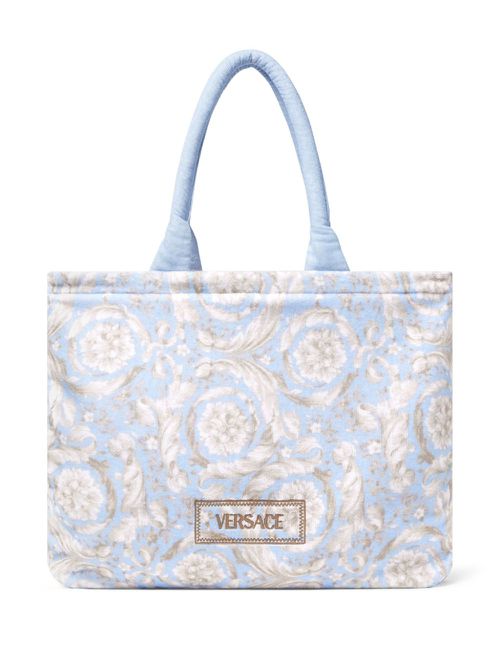 Barocco Athena beach bag - Blue