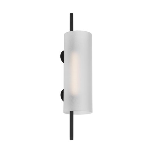 Nightshade Black LED Wall Sconce from the Trace Collection