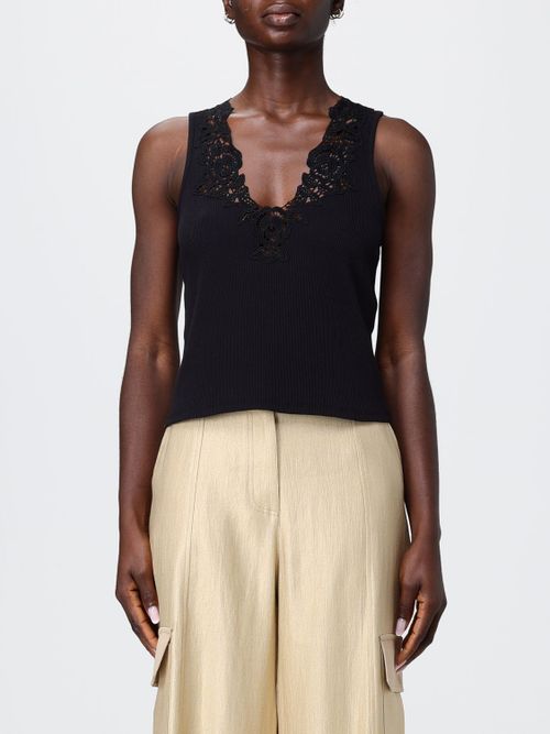 Top Woman color Black
