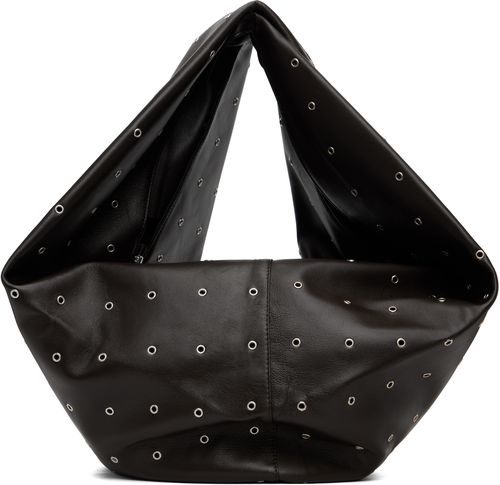 Brown Luna Eyelets Bag