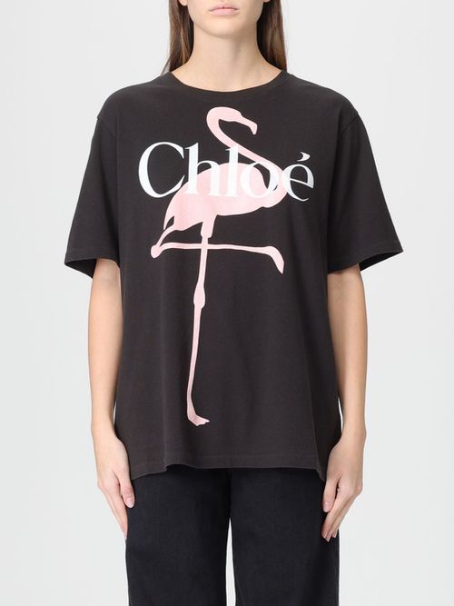 T-Shirt CHLOÉ Woman color Black