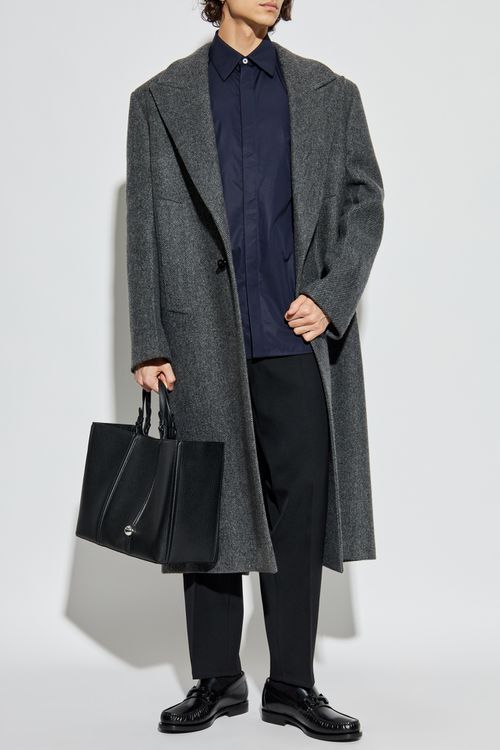 JIL SANDER Wool Coat, Men's, Grey