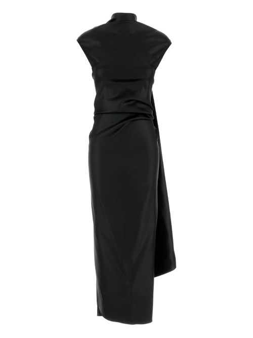 Sportmax Abadani draped-detail gown - Black