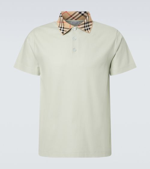 Cotton piqué polo shirt