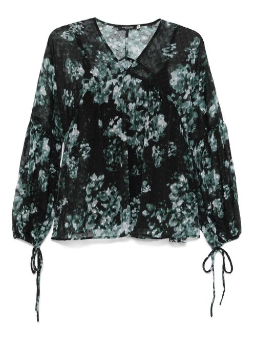 Scotch & Soda Fil Coupe blouse - Black