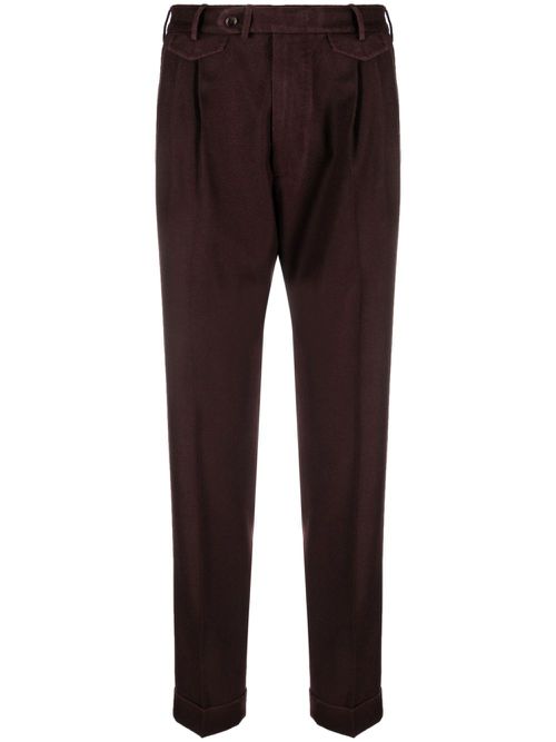 Mario mid-rise trousers - Red
