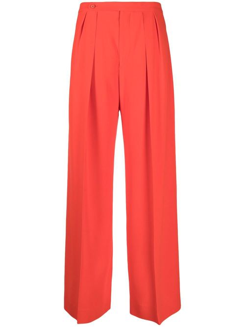 Tailored wide-leg trousers
