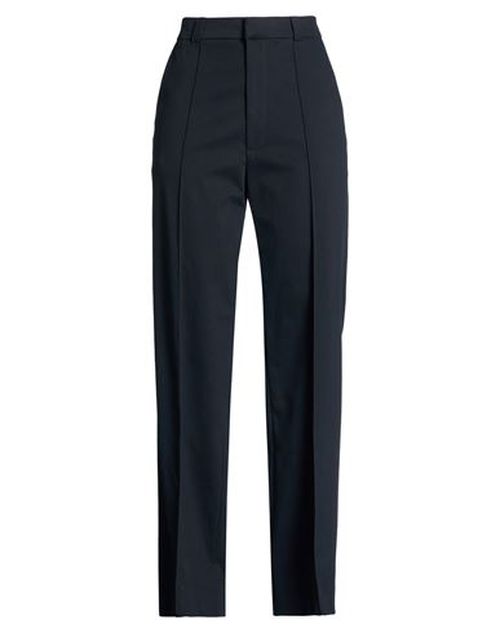 Woman Pants Navy Size 8 Cotton, Cashmere, Elastane
