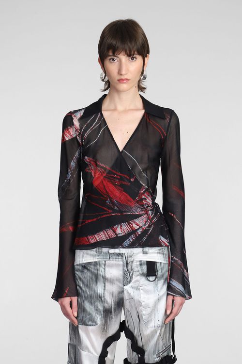 Shirt In Black Silk