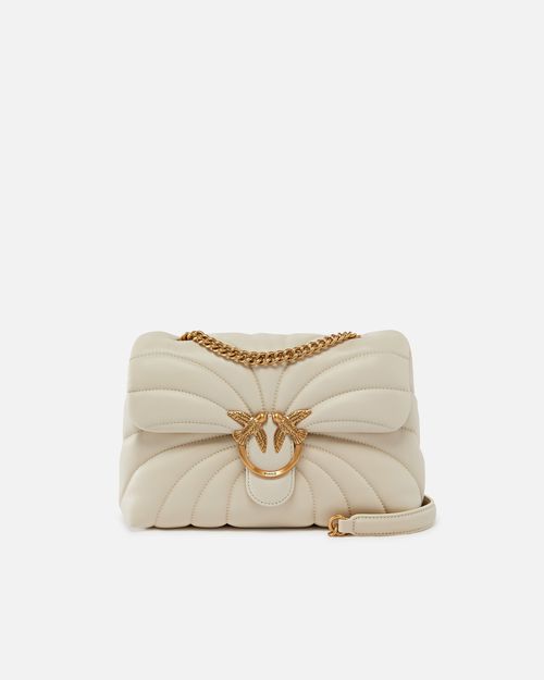 Love Bag Puff large butterfly quilt crossbody bag