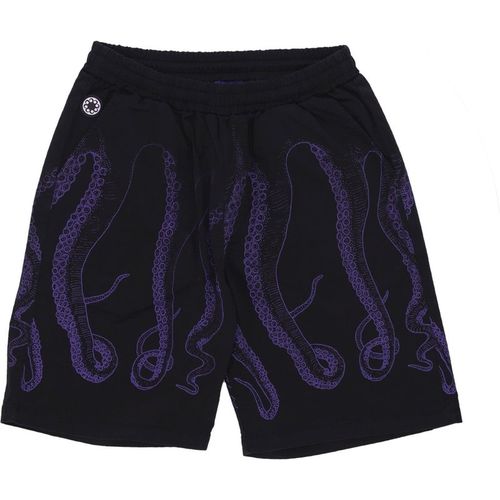 Outline Jogger Short Men's Short Pants Black/purple