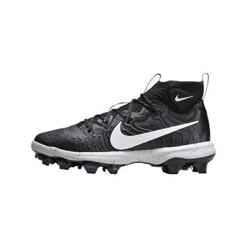 Nike Alpha Huarache NXT MCS Men's Baseball Cleats (DJ6519-003, Wolf Grey/White/Pure Platinum/Dark Smoke Grey)