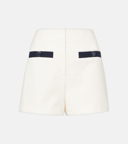 Veronica Beard Gershwin cotton-blend shorts