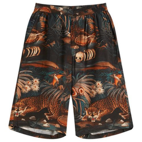 Endless Joy Men's Leopard Jungle Shorts in Multi