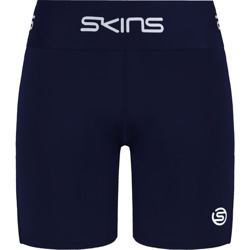 Skins Series-1 Womens Navy Half Tights Shorts - Size Small
