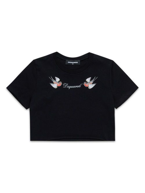 Logo-print T-shirt - Black