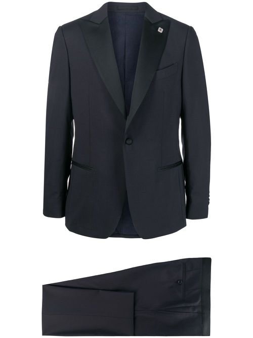 Single-breasted tailored suit - Blue