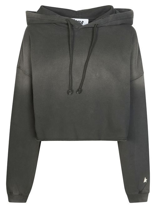 Star Women's Cropped Hooded Sweatshirt