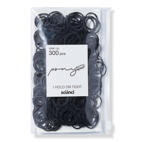 Mixed Size Rubber Bands - Black