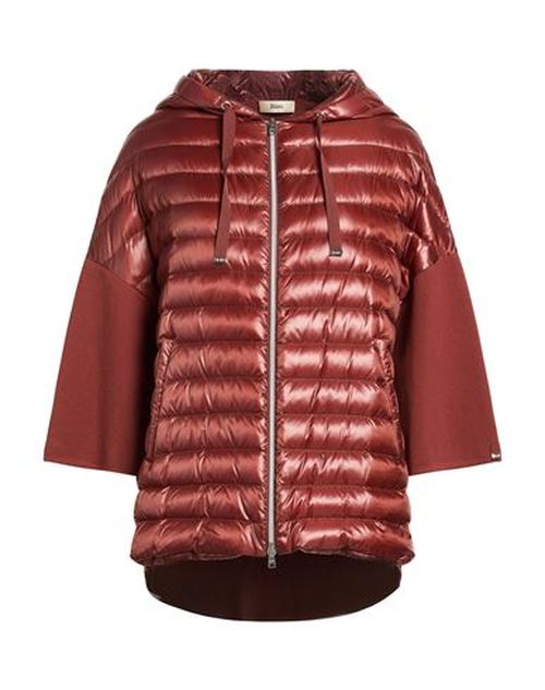 Woman Puffer Rust Size 6 Cotton, Polyamide, Polyester