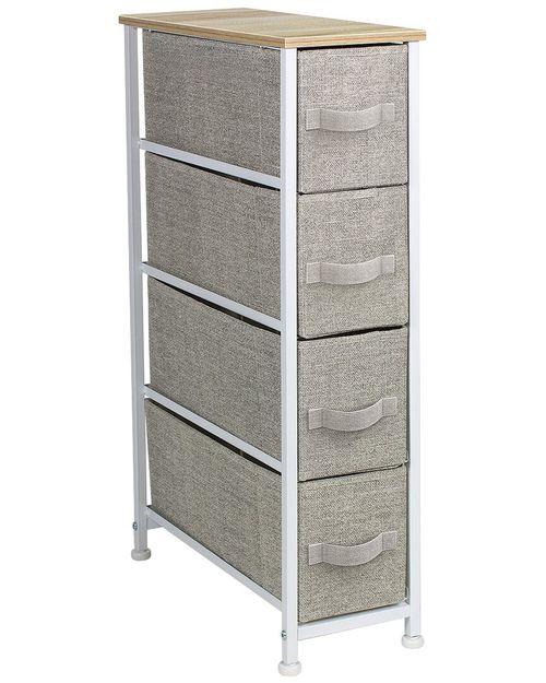 Narrow Dresser Tower With 4 Drawers