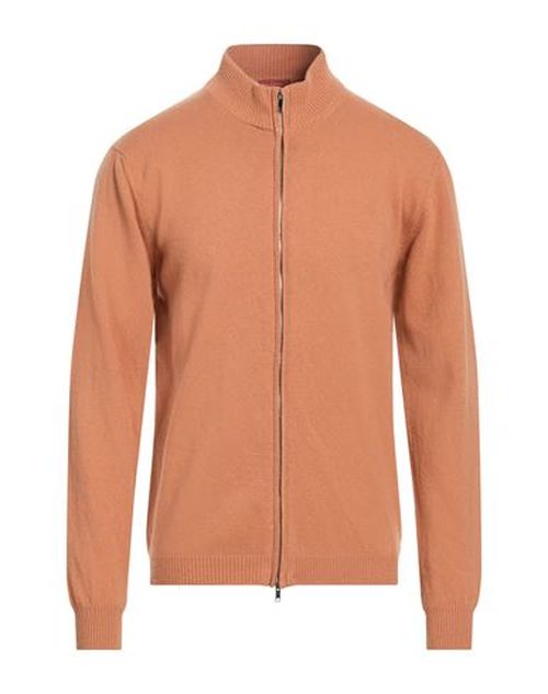Man Cardigan Tan Size L Wool, Cashmere