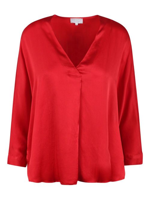 THE ROSE IBIZA silk blouse - Red