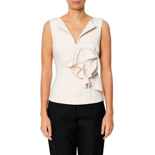 Canoes and top woman rue•8isquit - top flower cady - white