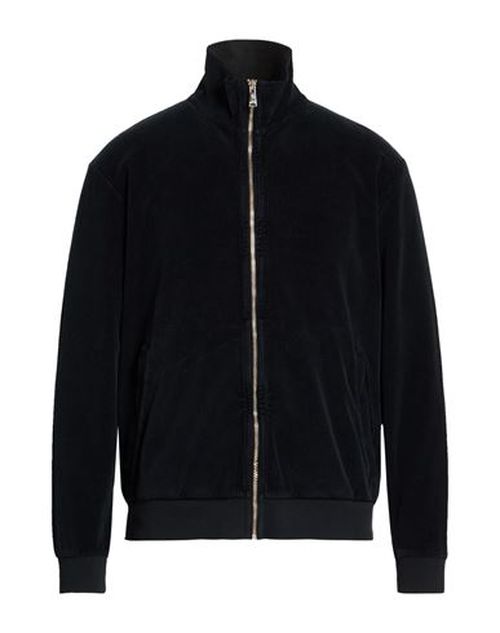 Man Sweatshirt Black Size L Cotton