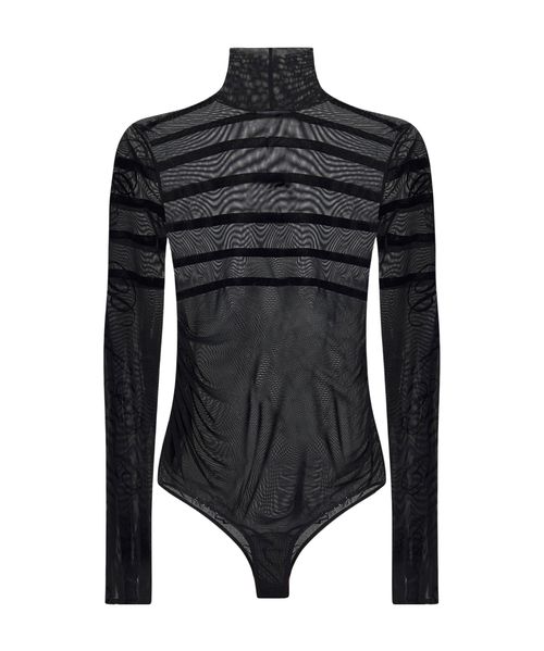 The Striped Velvet Bodysuit