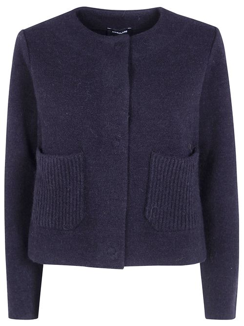 Anneclaire Round Neck Knitted Jacket