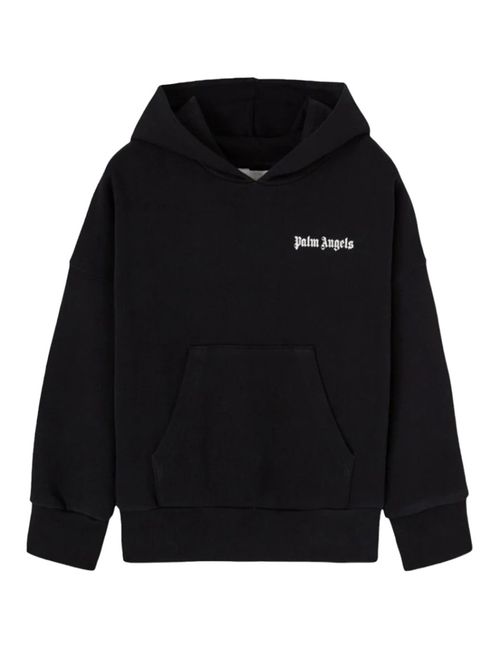 Kids Black Logo Hoodie