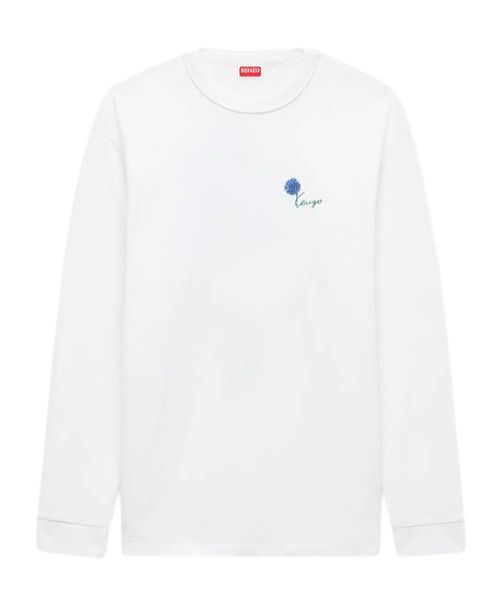 'Tulip' long sleeves T-shirt in cotton