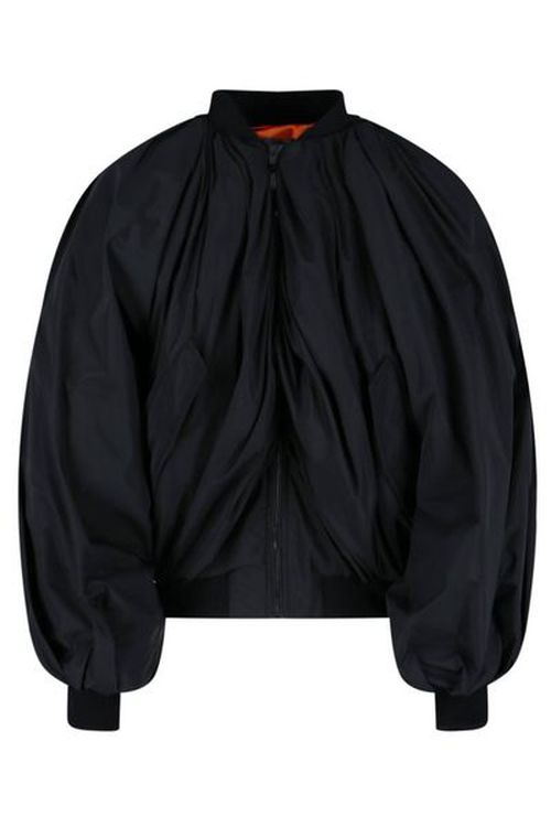 Balenciaga Draped Bomber Jacket