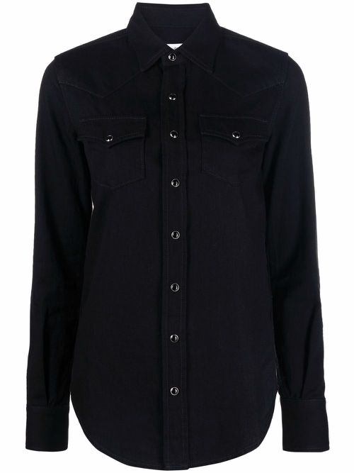 Western-style shirt - Blue