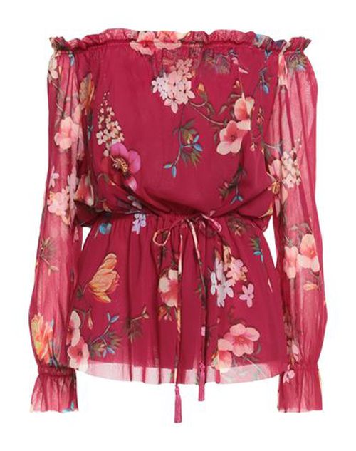 Woman Top Fuchsia Size S Polyamide