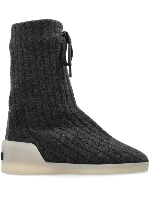 Moc Knit High boots - Grey