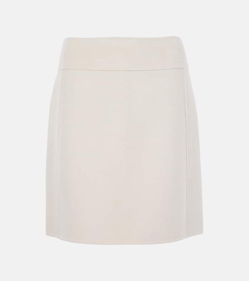 Wool miniskirt