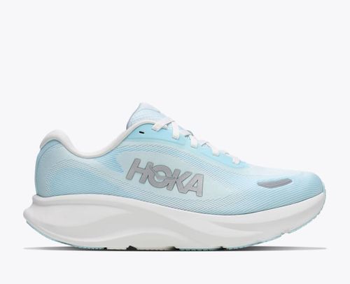 HOKA Women's Rincon 5 Shoes in Glimmering Blue/Silver