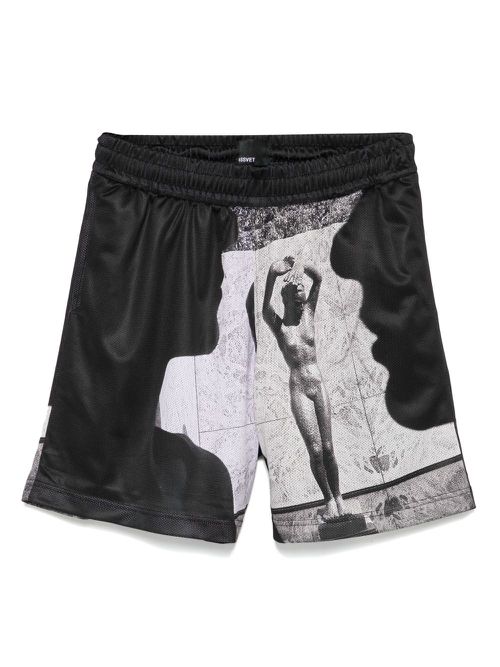 RASSVET La Melancolia Statue shorts - Black