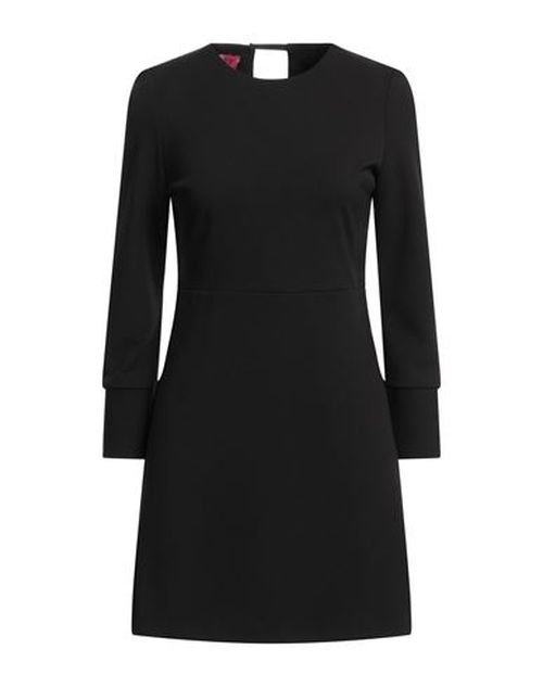 Woman Mini dress Black Size 6 Polyester, Elastane